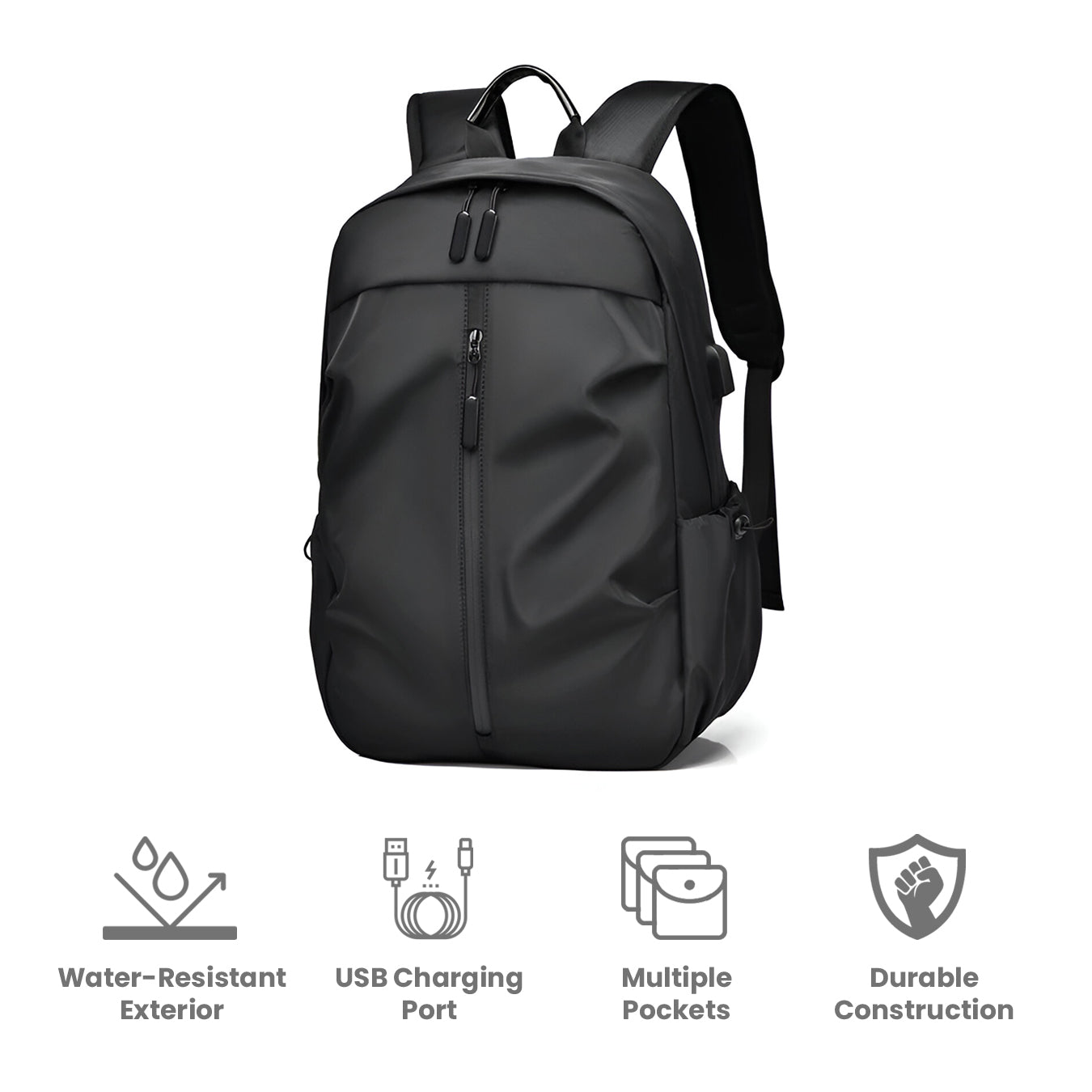 JETTIQ™ | Water-Resistant Charging Backpack