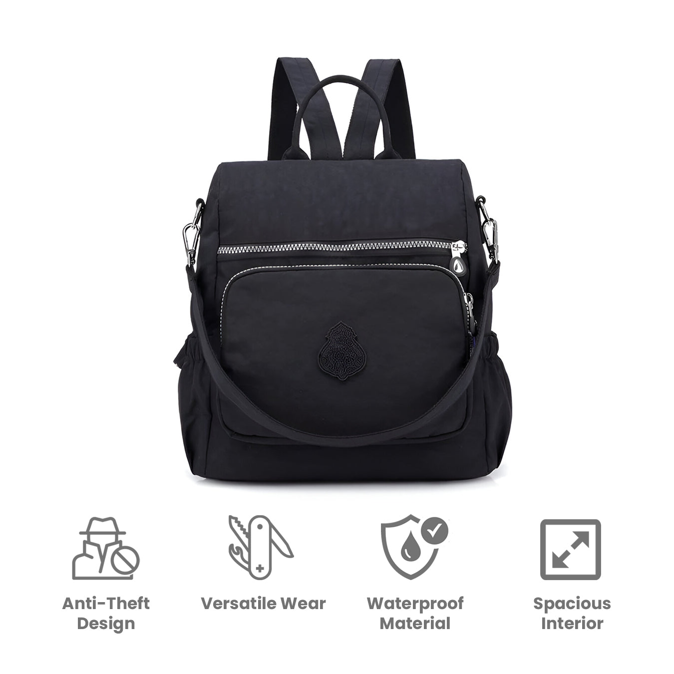 JETTIQ™ | Versatile Anti-Theft Crossbody Backpack