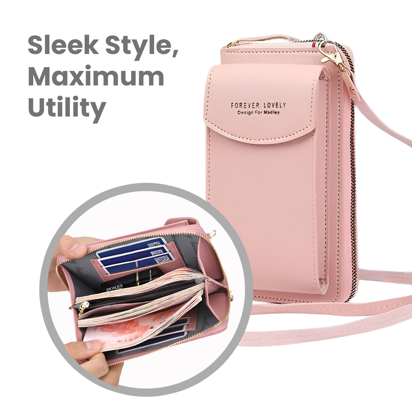 JETTIQ™ | Style & Stash Crossbody Bag