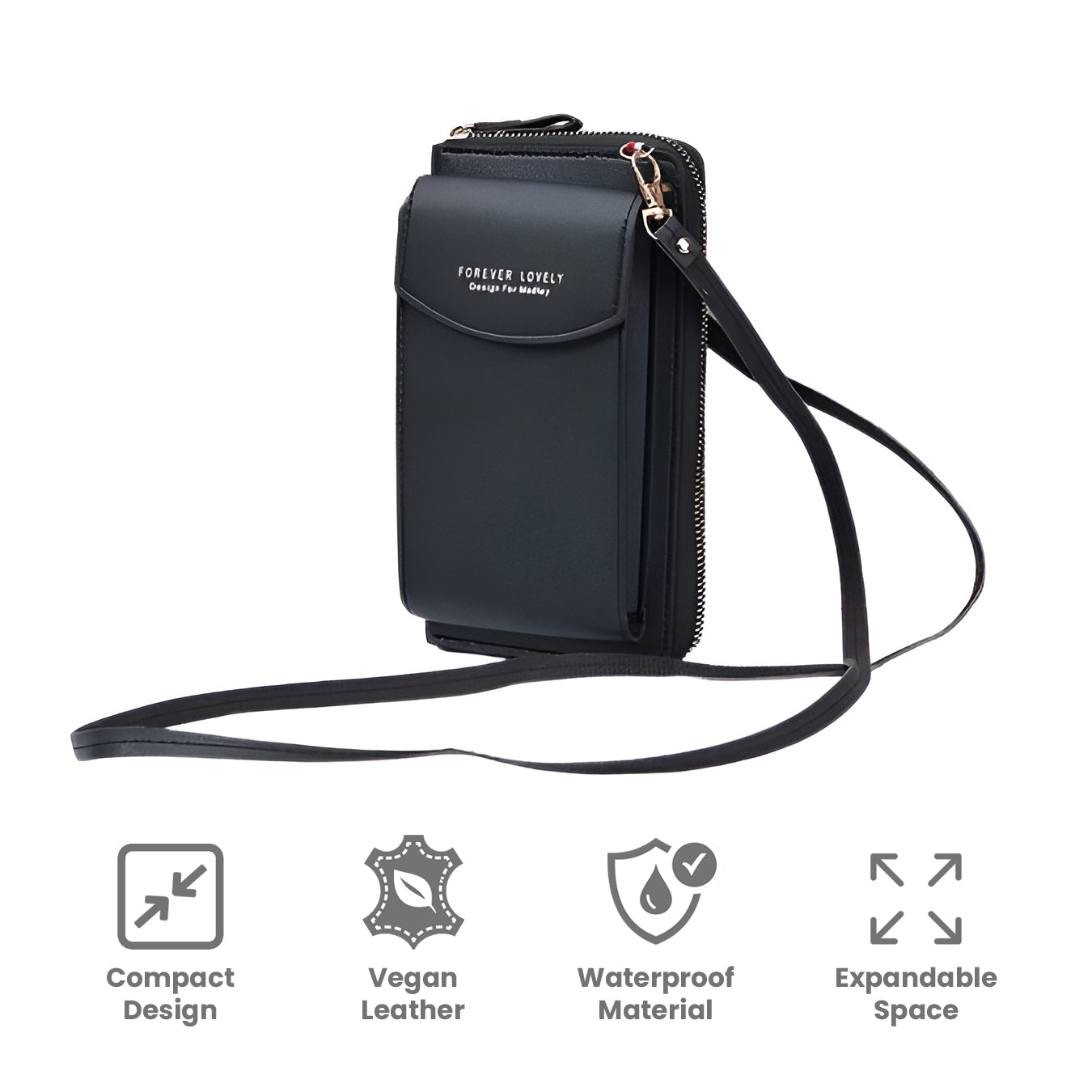 JETTIQ™ | Style & Stash Crossbody Bag