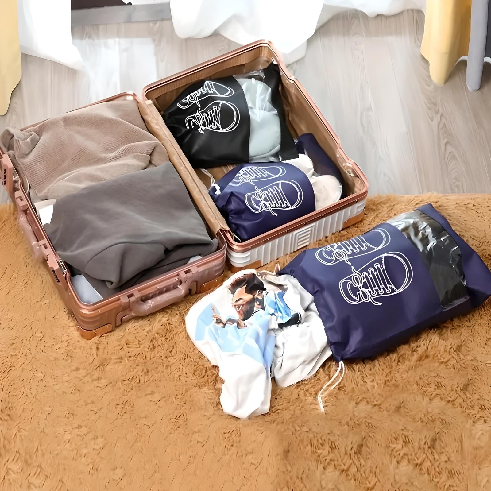 JETTIQ™ | Travel Shoe Bag | Set of 3