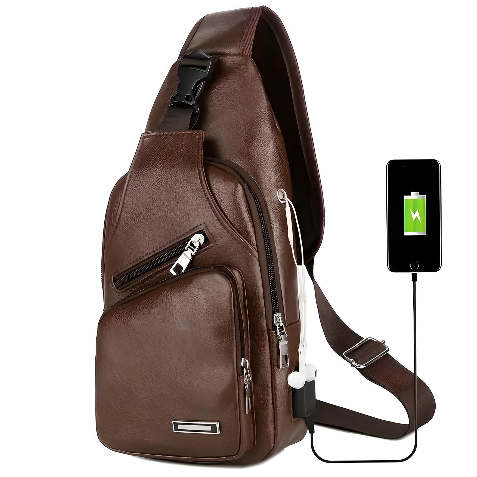 JETTIQ™ | Classy Leather Anti-Theft Crossbody Bag