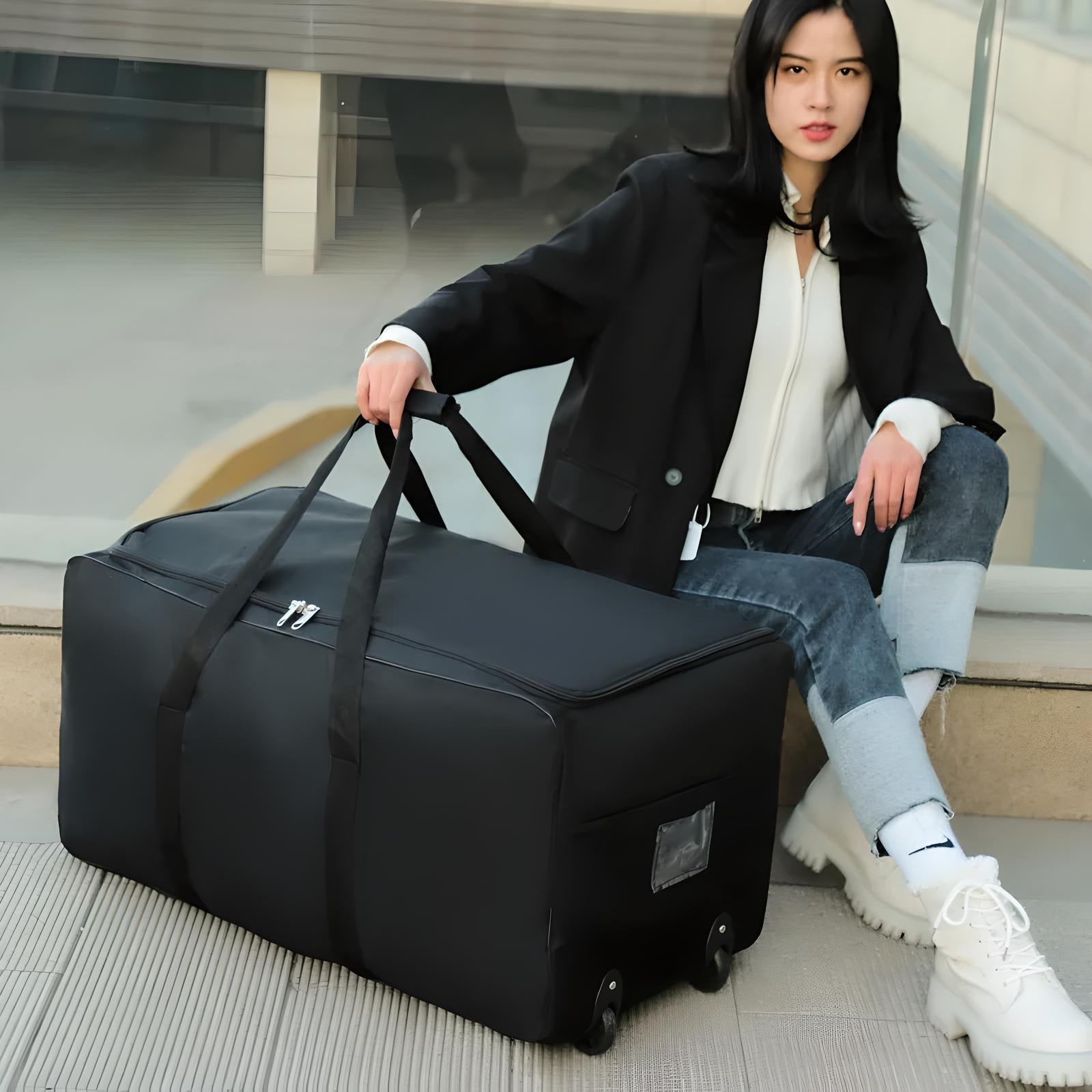 JETTIQ™ | Carry-All Duffle Roller Bag