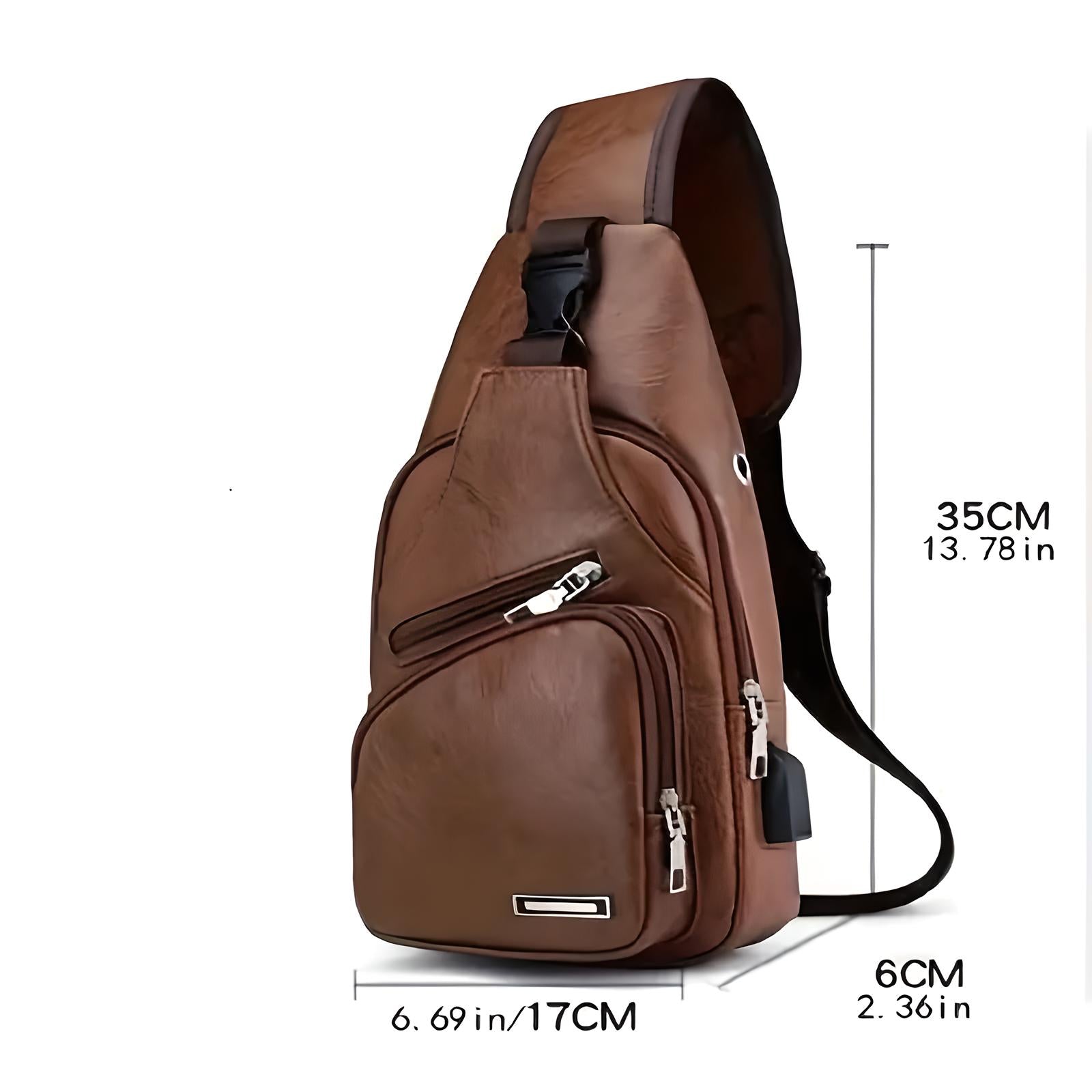 JETTIQ™ | Classy Leather Anti-Theft Crossbody Bag