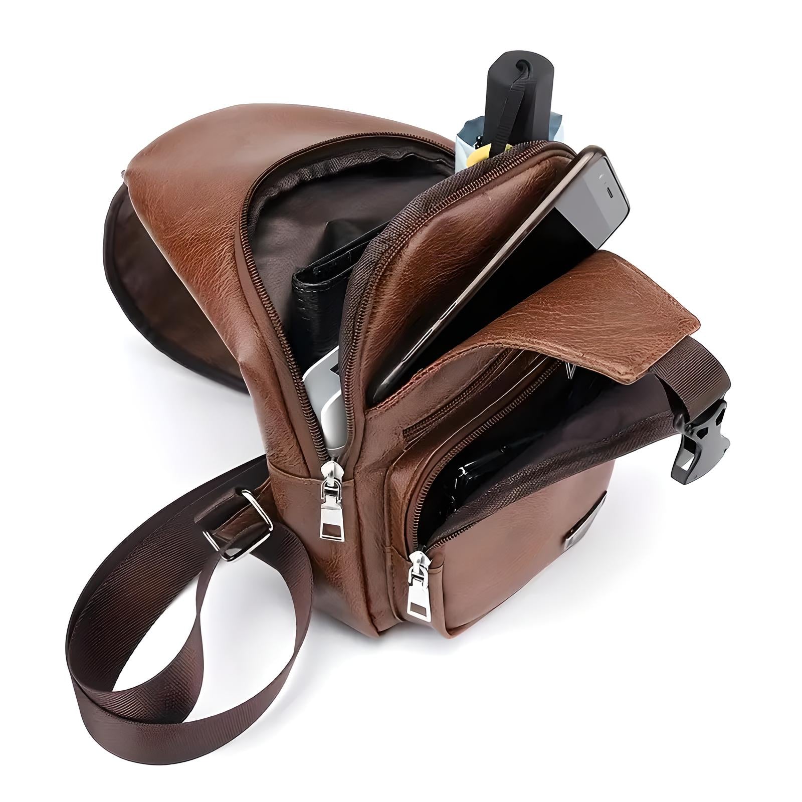 JETTIQ™ | Classy Leather Anti-Theft Crossbody Bag