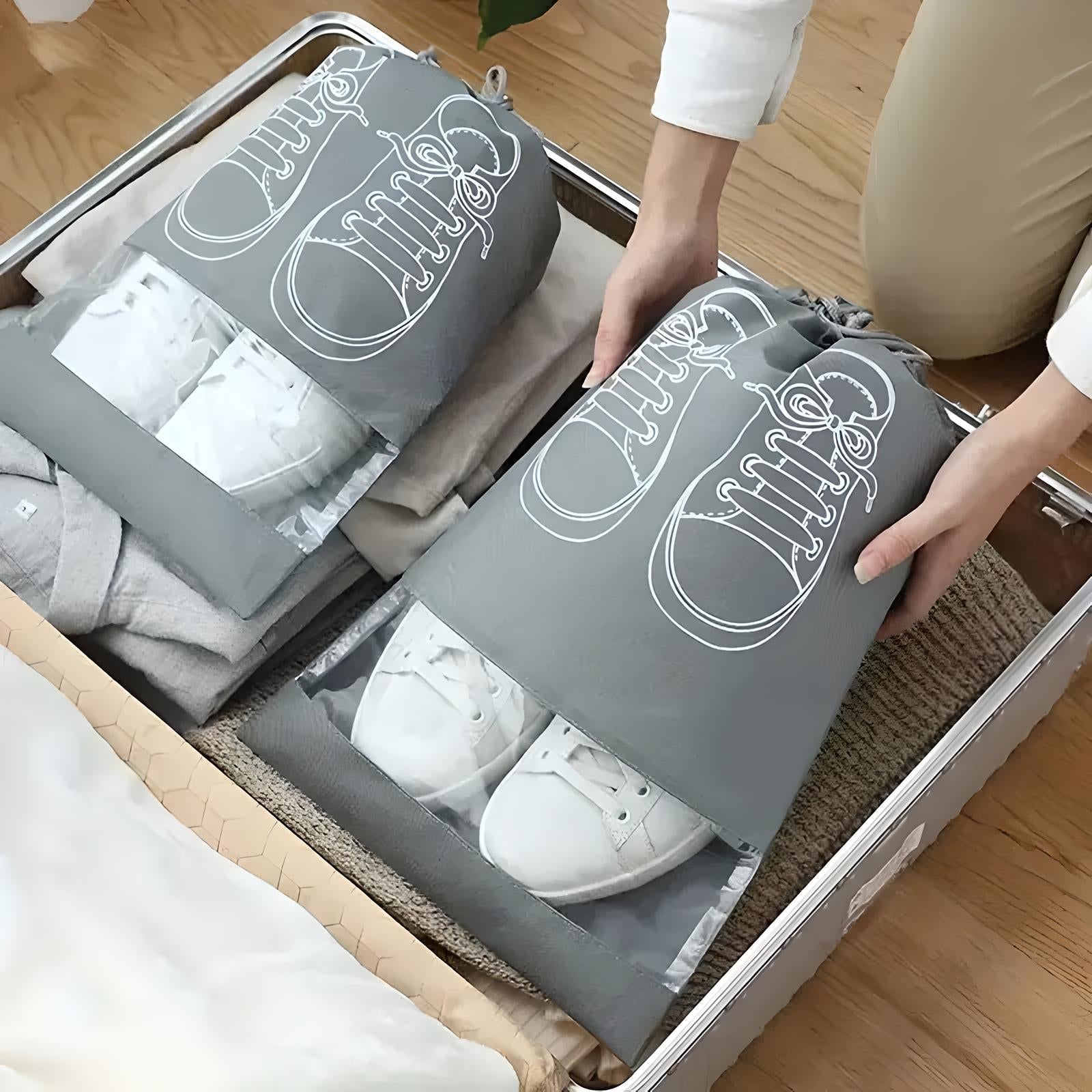 JETTIQ™ | Travel Shoe Bag | Set of 3
