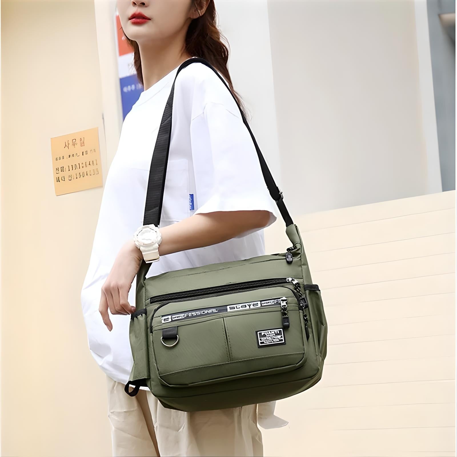 JETTIQ™ | Large Anti-Theft Messenger Bag
