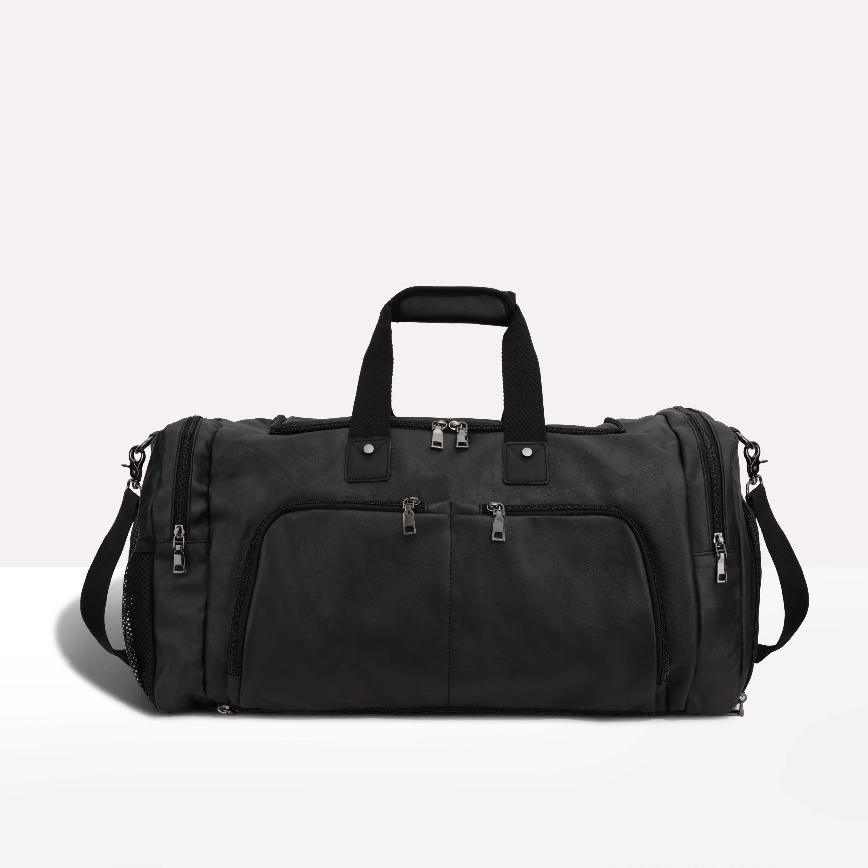 JETTIQ™ | Multi-Compartment Leather Men's Duffle Bag