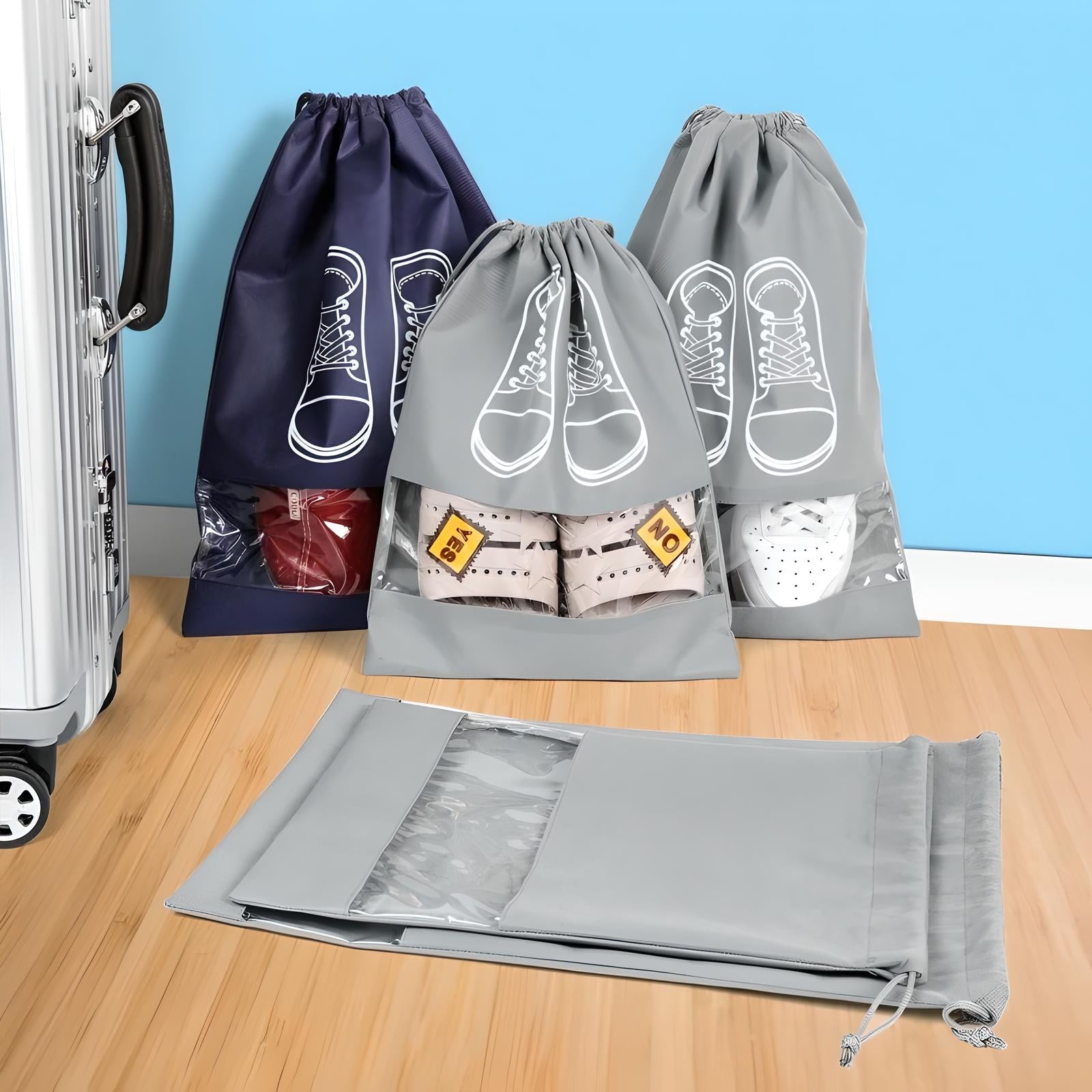 JETTIQ™ | Travel Shoe Bag | Set of 3