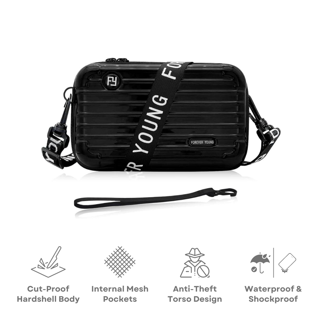 JETTIQ™ | Anti-Theft Hardshell Crossbody Bag