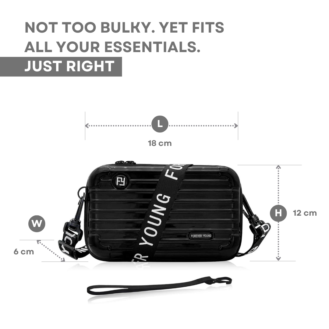 JETTIQ™ | Anti-Theft Hardshell Crossbody Bag