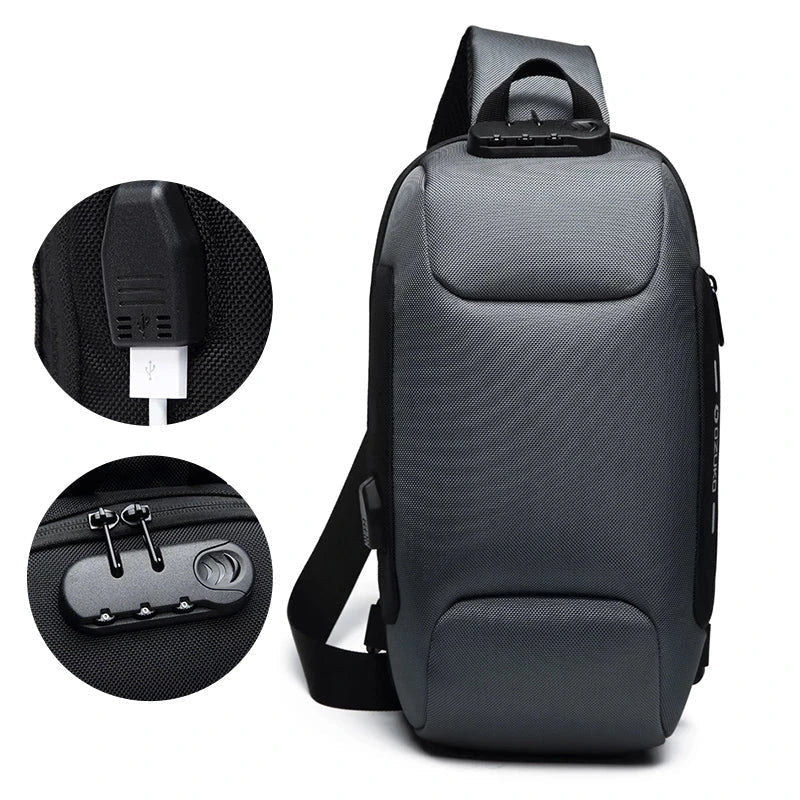 JETTIQ™ | Anti-Theft Crossbody Charging Bag