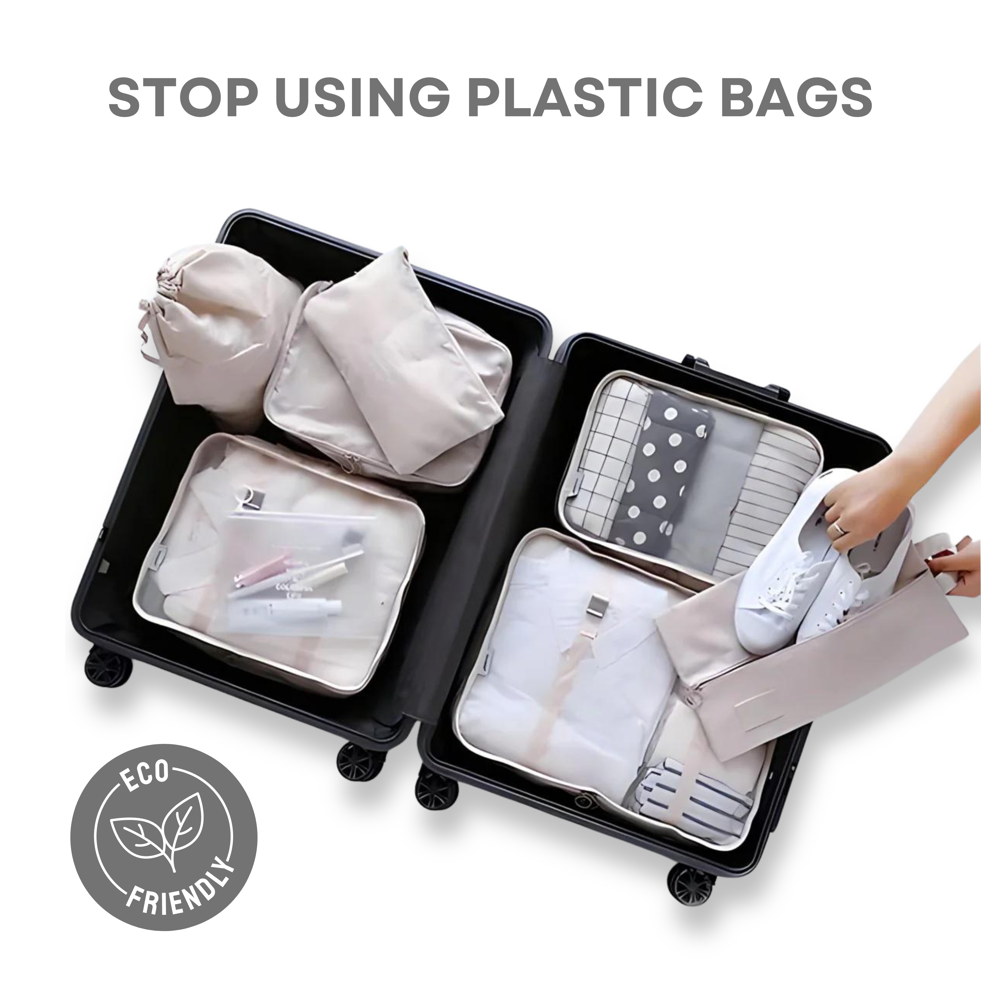 JETTIQ™ | Easy-Pack Travel Cubes | 8 Pack