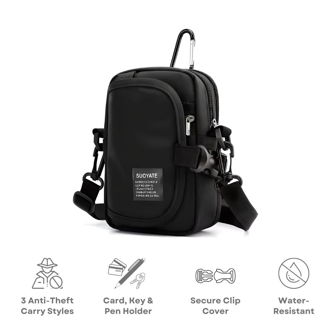 JETTIQ™ | Oxford Anti-Theft Crossbody Bag