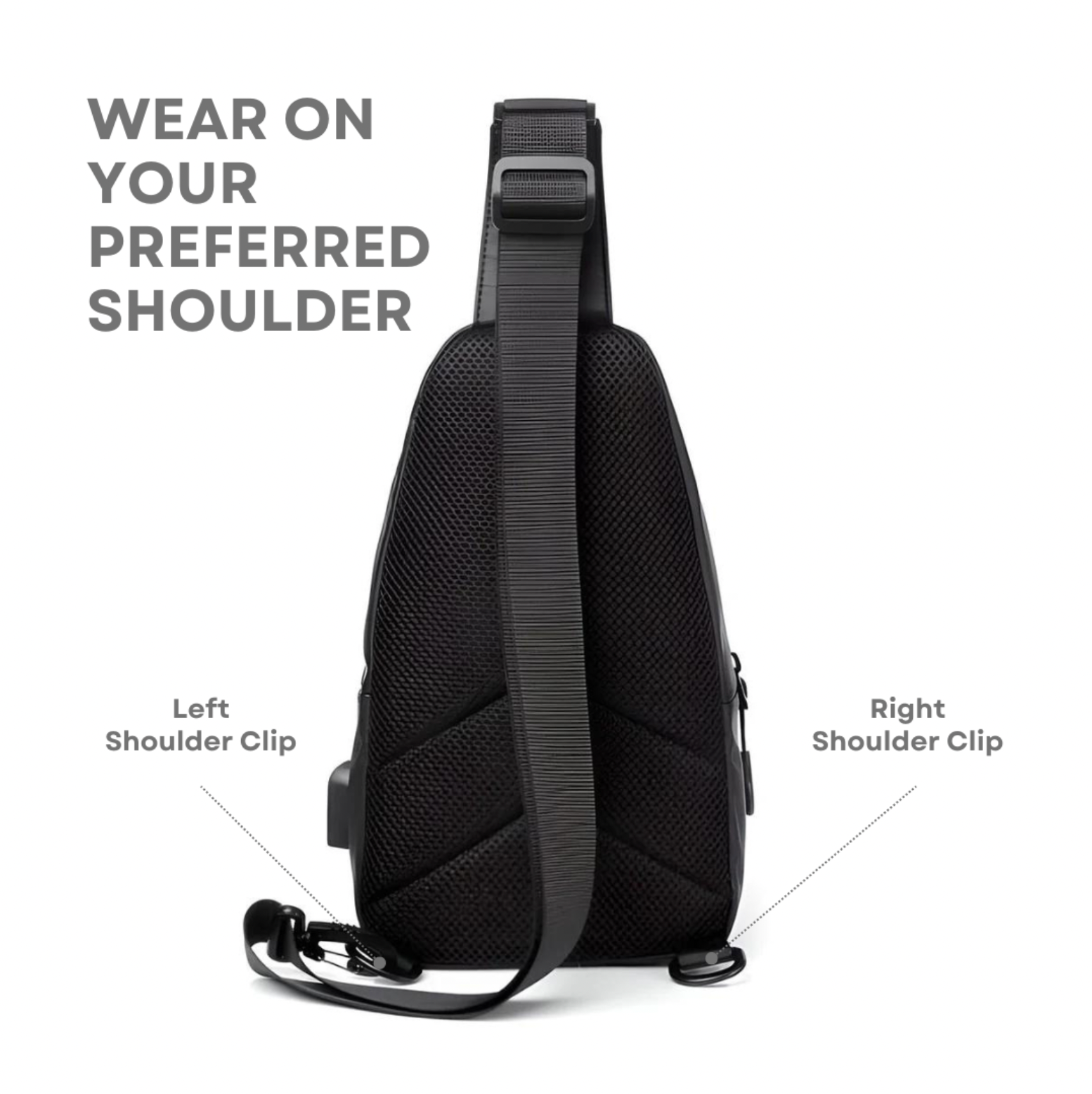 JETTIQ™ | Waterproof Anti-Theft Shoulder Bag