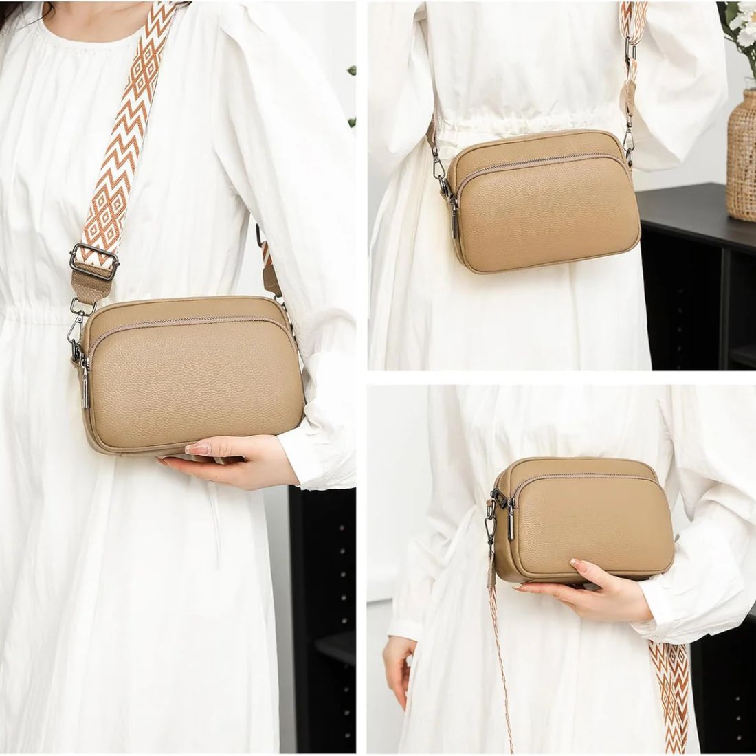 JETTIQ™ | Chic Leather Crossbody Bag