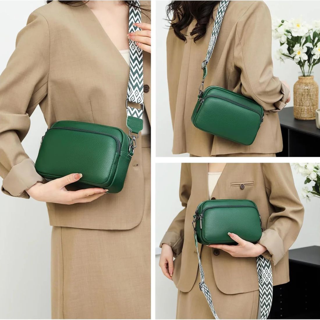 JETTIQ™ | Chic Leather Crossbody Bag