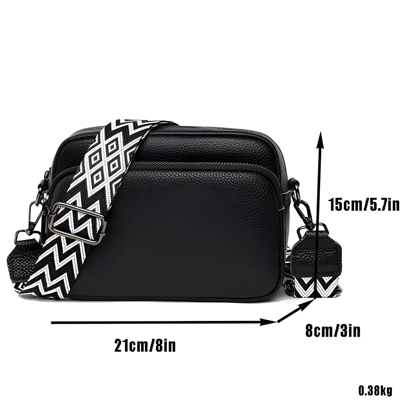 JETTIQ™ | Chic Leather Crossbody Bag