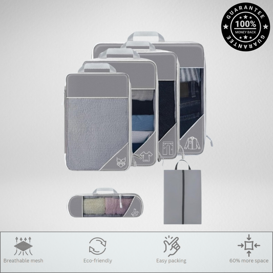 JETTIQ™ | Ultimate Compression Cube Travel Set